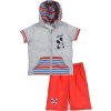 Mickey Mouse chlapecká šedo-červená letní souprava