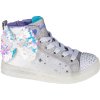 Bílo-stříbrné dívčí tenisky Skechers Shuffle Brights 2.0