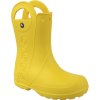 Žluté holínky CROCS Handle It Rain Boot Kids