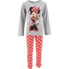 Šedo-červené dívčí pyžamo Disney Minnie Mouse