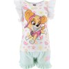 Bílo-zelený letní dívčí set Paw Patrol - Skye