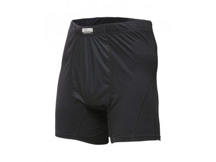 LASTING pánské merino boxerky NICO+windstop černé