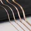 Hadí řetízek, ocel rose gold