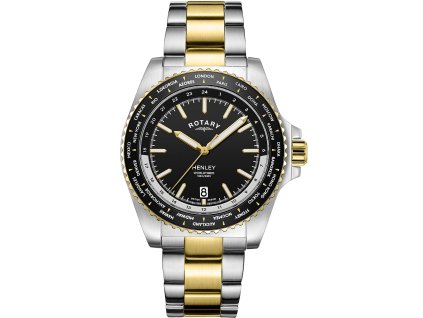 Pánské hodinky Rotary GB05371/04 Henley World Timer