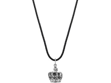 Rebel & Rose NL024-S-70 Royal Crown Unisex Necklace 70cm