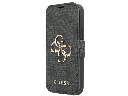 Guess GUBKP13X4GMGGR Apple iPhone 13 Pro Max grey book 4G Big Metal Logo