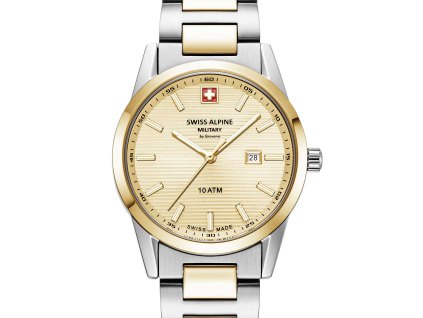 Swiss Alpine Military 7767.1141  Watch Argos two tone gold