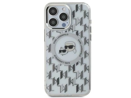 Karl Lagerfeld KLHMP16XHMCKMHT Apple iPhone 16 Pro Max IML Monogram Karl&Choupette Head MagSafe transparent/transparent
