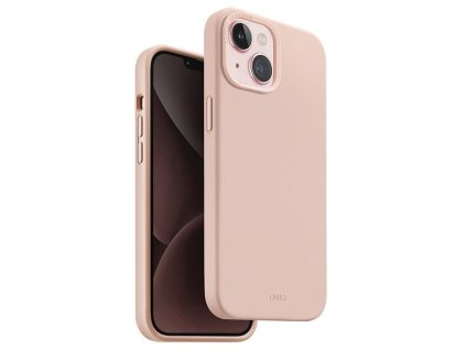UNIQ Lino Hue Apple iPhone 15 MagClick Charging blush pink