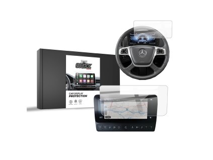 Keramické sklo GrizzGlass CarDisplay Protection  Mercedes Actros F 2021-2024 [2in1]