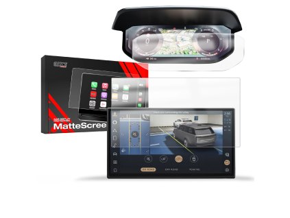 Matné sklo GrizzGlass CarDisplay Protection  Range Rover 5 2021-2024 [2in1]