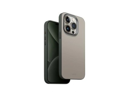 UNIQ Lyden DS Apple iPhone 15 Pro Magclick Charging beżowo-ivory-lichen green