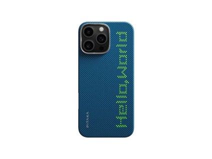 Pitaka Tactile Woven Case, Hello World - iPhone 16 Pro