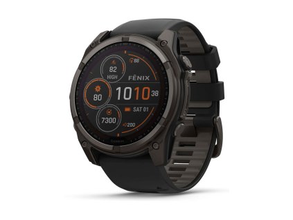 Garmin 010-02907-11  Watch fenix 8 Solar Sapphire crystal silicone strap 51mm