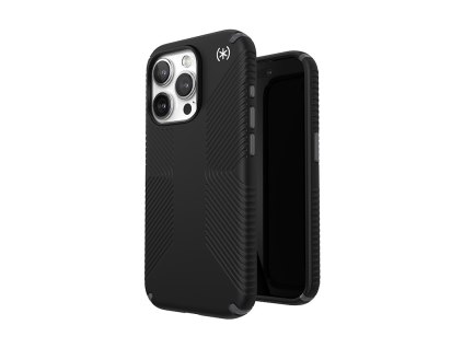 Speck Presidio2 Grip MagSafe Apple iPhone 15 Pro (Black/Slate Grey/White)