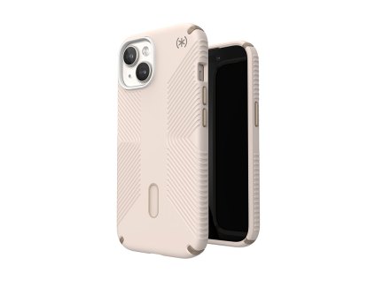 Speck Presidio2 Grip ClickLock MagSafe Apple iPhone 15 (Bleached Bone/Heirloom Gold/Hazel Brown)