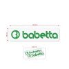 Nálepka BABETTA 135x25 zelená 2ks *M