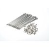 Paprsek M3 x 145 nerez + M3 D-5,8/8,7 x 14mm JAWA 50 - 555, 05, 20, 21, 23  (sada 36ks)