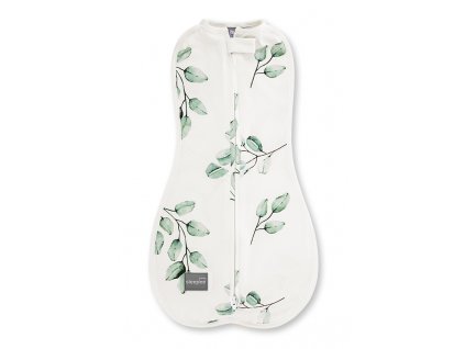 Zavinovačka Sleepee First Step Swaddle s čepičkou zdarma Eukalyptus
