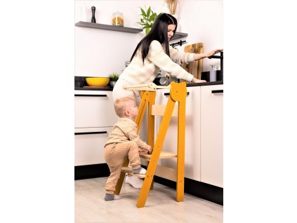Učící věž/kuchyňské schůdky by Toddler in Family Safari yellow