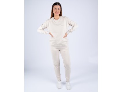 Moniel kojící tepláková souprava s krátkou mikinou vel. XL Basic Light Beige