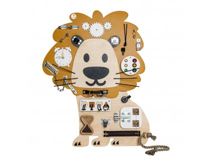 Montessori activity board Safari Lev Edmunt