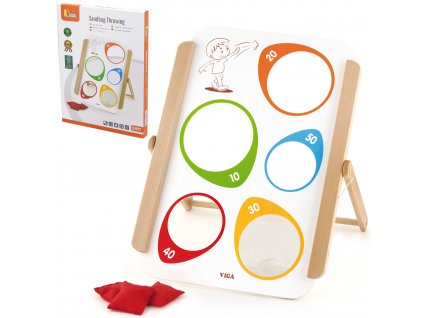 Dřevěná arkádová hra Hoď na cíl Viga