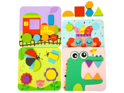 Montessori puzzle 4v1 Tooky