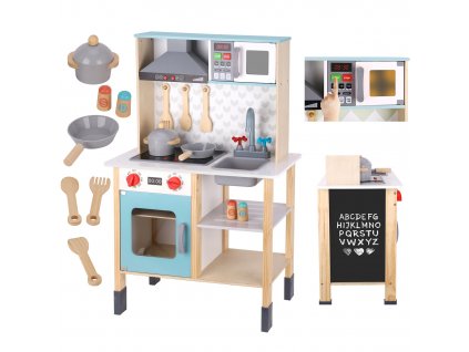 Velká dřevěná kuchyňka s doplňky Tooky