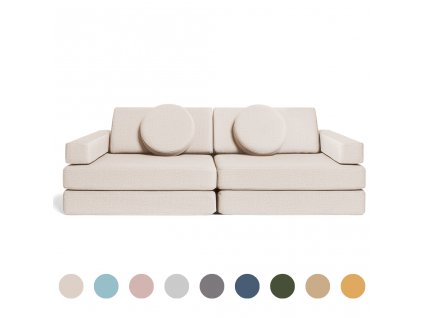 Rozkládací dětská pěnová pohovka a bunker SHAPPY PLAY SOFA ORIGINAL více barev