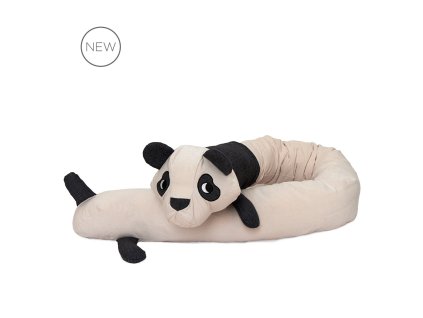 Zvířátkový dlouhý mantinel do dětské postele panda Roommate GOTS