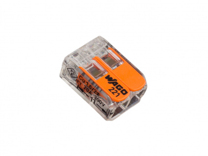 WAGO svorka COMPACT s páčkou 2 x 0,14 až 4 mm2