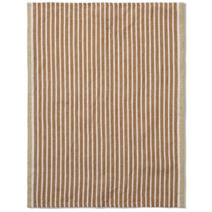 Geschirrtuch HALE 50 x 70 cm, braun / silber, baumwolle / leinen, fest LIVING