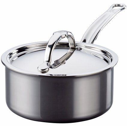 Kasserolle NANOBOND TITANIUM 16 cm, 1,4 l, edelstahl, Hestan