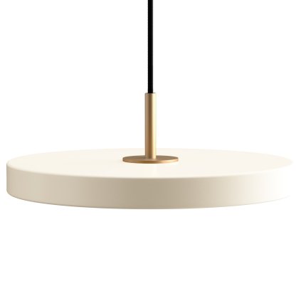 Hängelampe ASTERIA 31 cm, weiß / gold, aluminium, Umage