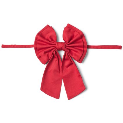 Weihnachtsdeko BOW TIE, rot, baumwolle, Humdakin