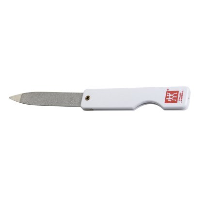 Nagelfeile 12 cm, klappbar, Saphir, Weiß, Zwilling