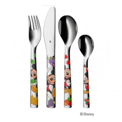 Kinder Besteckset MICKEY MOUSE DISNEY, 4-teilig, WMF