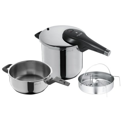 Schnellkochtopf PERFECT PREMIUM , 2er-Set, 6,5 l/3 l, mit Einsatz, WMF