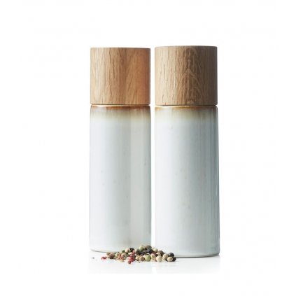 Salz- und Pfeffermühle Set, 16,7 cm, Creme, Bitz