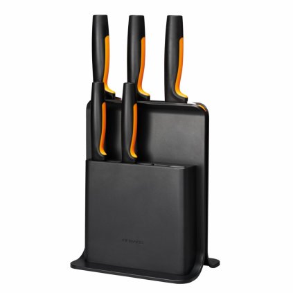 Messerblock Set FUNCTIONAL FORM, 5-teilig, schwarz, Fiskars