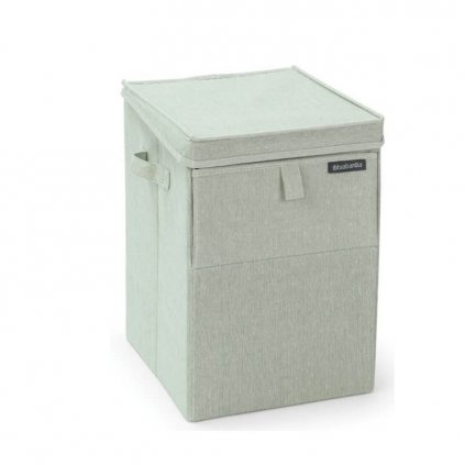 Wäschekorb 35 l, stapelbar, grün, Brabantia