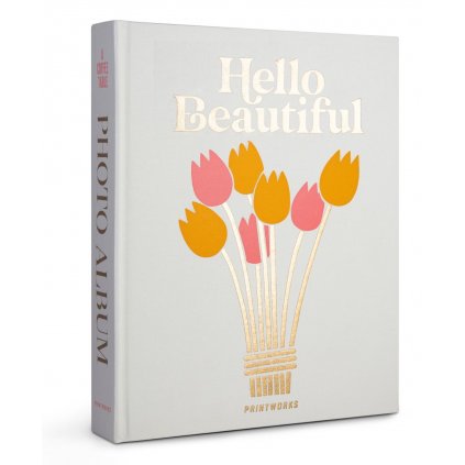 Fotoalbum HELLO BEAUTIFUL, weiß, Printworks