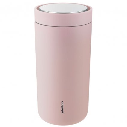 Thermobecher TO GO CLICK 400 ml, zartrosa, Stelton