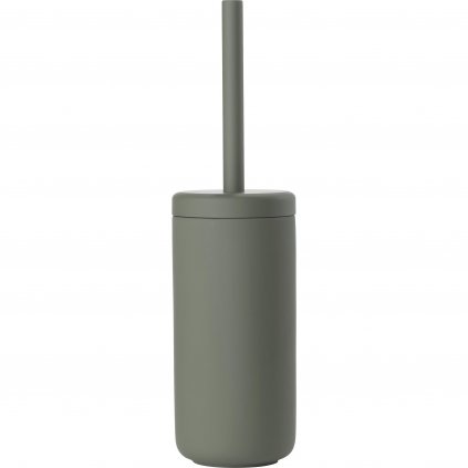 WC Bürstengarnitur UME 39 cm, olivgrün, Keramik, Zone Dänemark