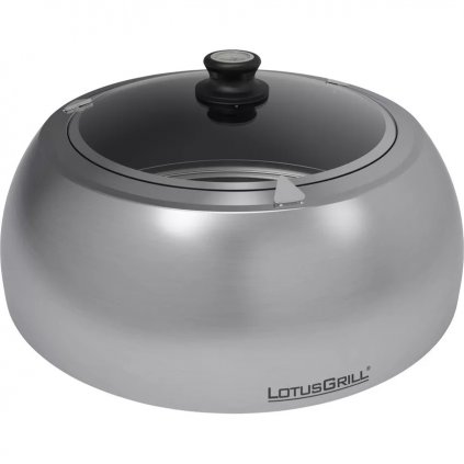 Grilldeckel LOTUSGRILL CLASSIC 34,5 cm, rostfreier Stahl, LotusGrill
