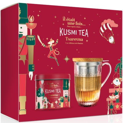 Schwarzer Tee TSAREVNA, 120 g Dose, mit Thermoskanne, Kusmi Tea