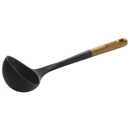 Schöpfkelle 31 cm, braun, Silikon, Staub