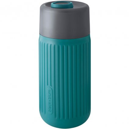 Reisebecher To Go Becher 340 ml, Marine, Glas, Black+Blum