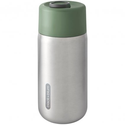 Reisebecher To Go Becher 340 ml, Olive, Edelstahl, Black+Blum